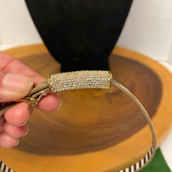 Henri Bendel Blinged Jeweled Pony Haired Choker - Picture 6 of 7